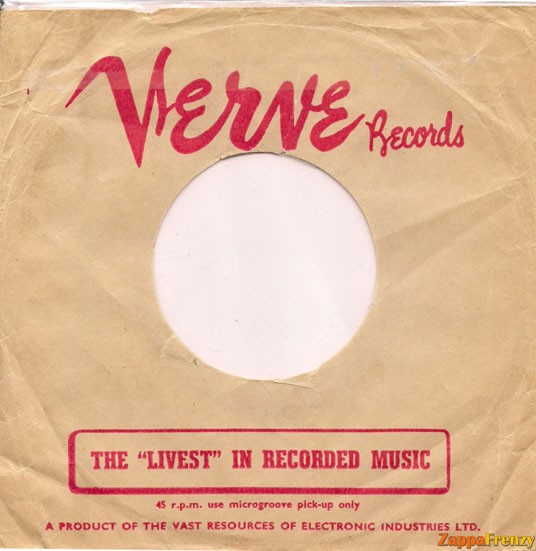 Verve Records Sleeve - Front - Australia